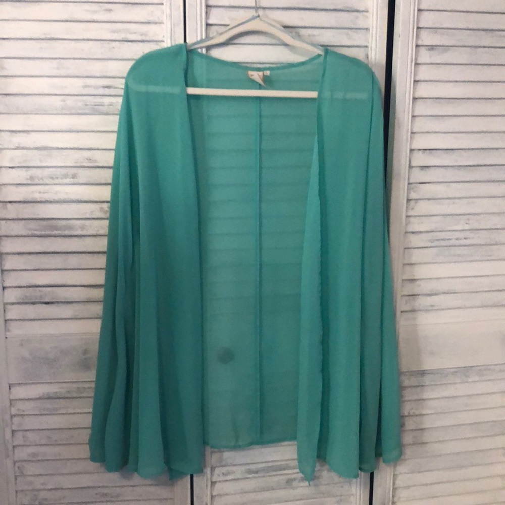 Sea foam green kimono